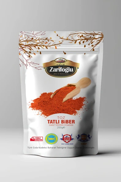 Zarifoğlu Toz Tatlı Biber 200 gr ürün görseli 1