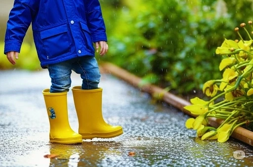 Konçlu Erkek Çocuk Yağmur Çizmesi 26-35 Sarı ürün görseli 1