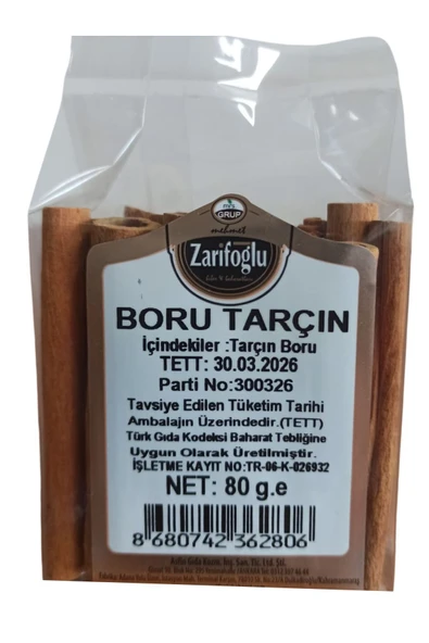 Zarifoğlu Tarçın Boru 80 gr ürün görseli 1