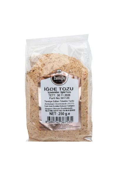 Zarifoğlu İğde Ve Iğde Çekirdeği Tozu 250 gr ürün görseli 1