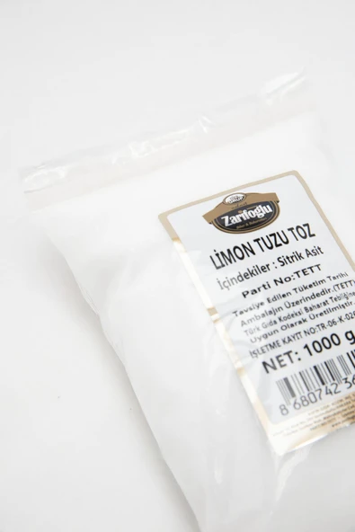 Zarifoğlu Limon Tuzu Toz 1kg - Resim 2