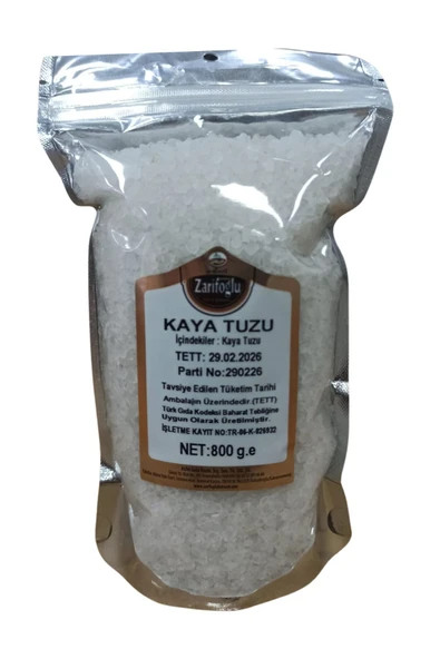 Zarifoğlu Kaya Tuzu Iri Tane 1000 gr ürün görseli 1