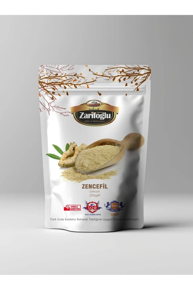 Zarifoğlu Zencefil Toz (1. SINIF) 200 gr ürün görseli 1