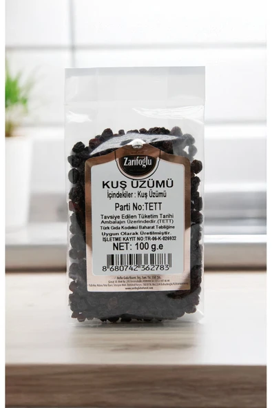 Zarifoğlu Kuş Üzümü 100 gr - Resim 2