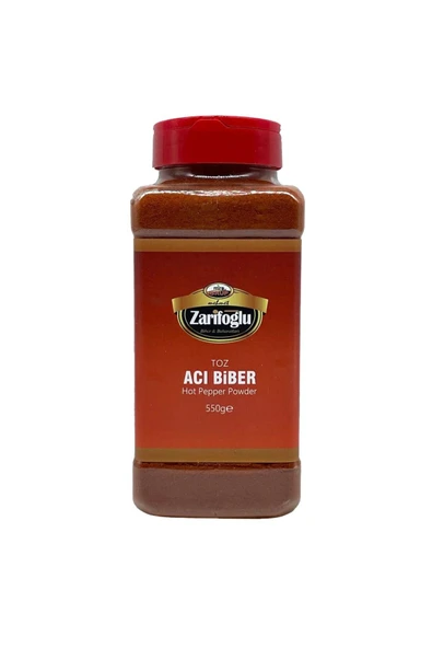 Zarifoğlu Toz Acı Biber Pet 550 gr Büyük Boy ürün görseli 1