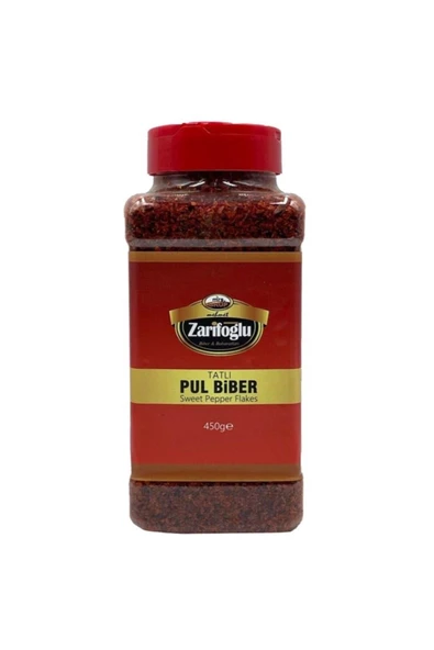 Zarifoğlu Pul Tatlı Biber Pet 450 gr Büyük Boy ürün görseli 1