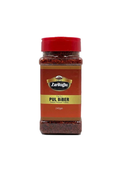Zarifoğlu Tatlı Pul Biber Pet 240 gr Orta Boy ürün görseli 1