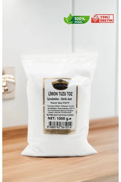 Zarifoğlu Limon Tuzu Toz 1kg ürün görseli 1