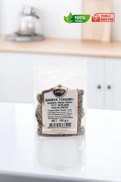Zarifoğlu Bamya Tohumu 100 gr - Resim 2