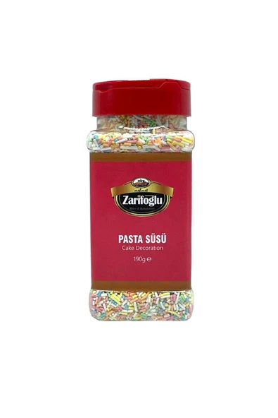 Zarifoğlu Pasta Süsü Pet 190 gr Orta Boy ürün görseli 1