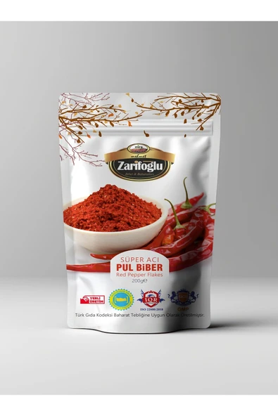 Zarifoğlu Süper Acı Pul Biber 200 gr ürün görseli 1