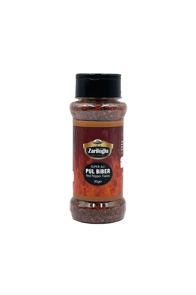 Zarifoğlu Süper Acı Pul Biber Pet 90 gr Küçük Boy ürün görseli 1