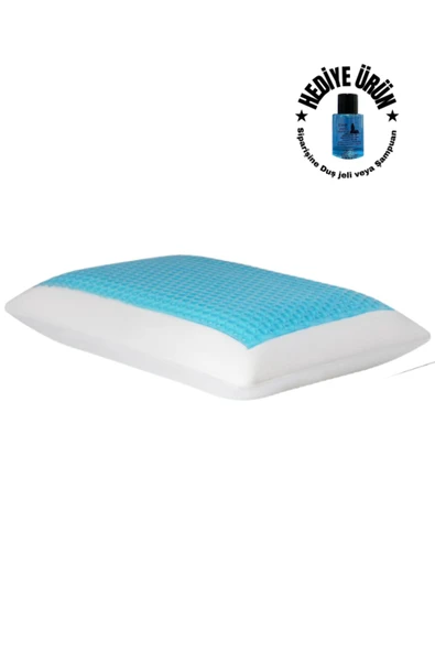 Sogutucu Jel Serinletici Ortopedik Visco Yastık 40x60cm Büyük Boy ürün görseli 1
