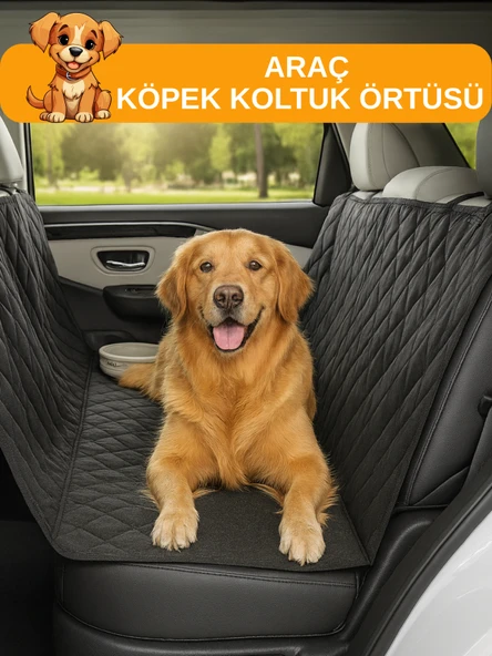 Beylini Evcil Hayvan Araba Koltuk Örtüsü Su Geçirmez cDayanıklı Hamak Tasarım Arka Koltuk Koruma Kılıfı Kaymaz Universal Kedi Köpek Araç Aksesuarları 150X200 cm ürün görseli 1