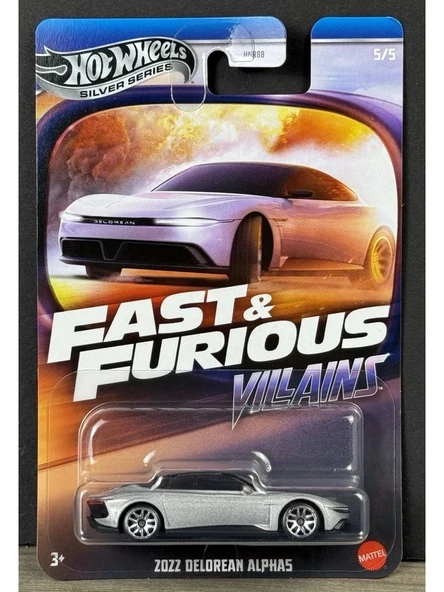 Hot Wheels Fast And Furious Villains - 2022 Delorean Alphas - HNR88 / JBY38 ürün görseli 1