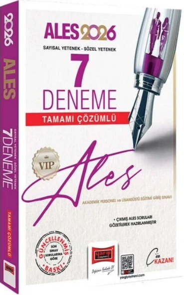 Yargı 2026 Ales 7 Çözümlü Deneme Sayısal sözel ürün görseli 1