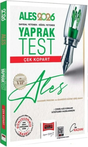 Yargı 2026 Ales Sayısal Sözel Yaprak Test ürün görseli 1