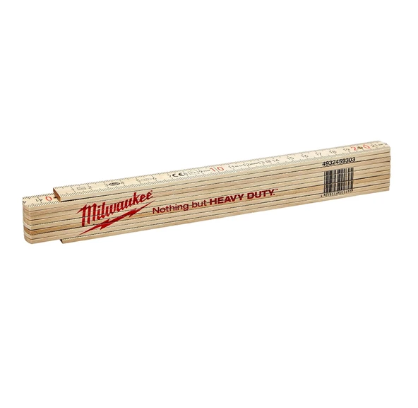 Milwaukee Katlanır Metre İnce Ahşap 2 MT 4932459303 ürün görseli 1