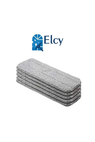 ELCY Mikrofiber Mop Cırtlı Yedek İz Toz Bırakmaz Bez 40 Cm 1 ADET ürün görseli 1