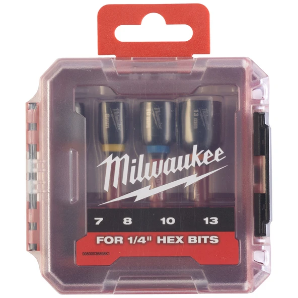 Milwaukee Adaptör Hex Lokma 4 Parça 4932492445 ürün görseli 1