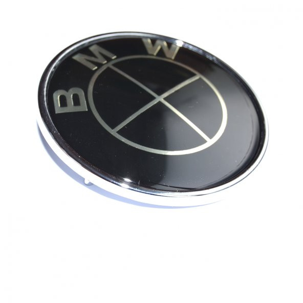 BMW 72 mm Arka Bagaj Amblem Logo Siyah - Resim 2