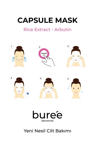 Kapsül Maske Rice Extract + Arbutin Capsul Mask - Resim 2