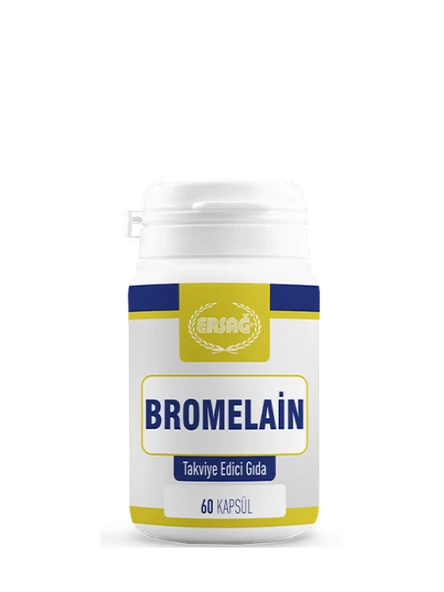 ERSAĞ  BROMELAİN GIDA TAKVİYESİ  60 KAPSÜL ürün görseli 1