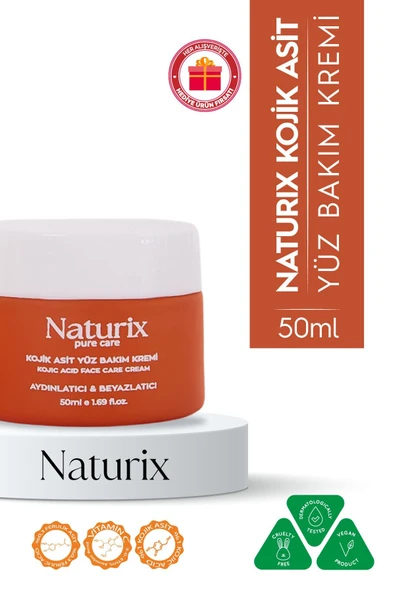 Kojik Asit Yüz Bakım Kremi - Leke Karşıtı, Aydınlatıcı, Cilt Tonu Eşitleyici, Niacinamide 50ml ürün görseli 1