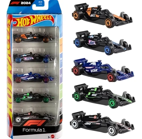HOT WHEELS Formula 1 2024 Araba Seti 5 li Lisanslı Model Araç Koleksiyonu ürün görseli 1