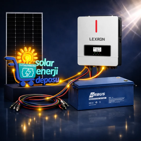 Solar Enerji Deposu 2000W Güneş Enerjisi Paketi ürün görseli 1