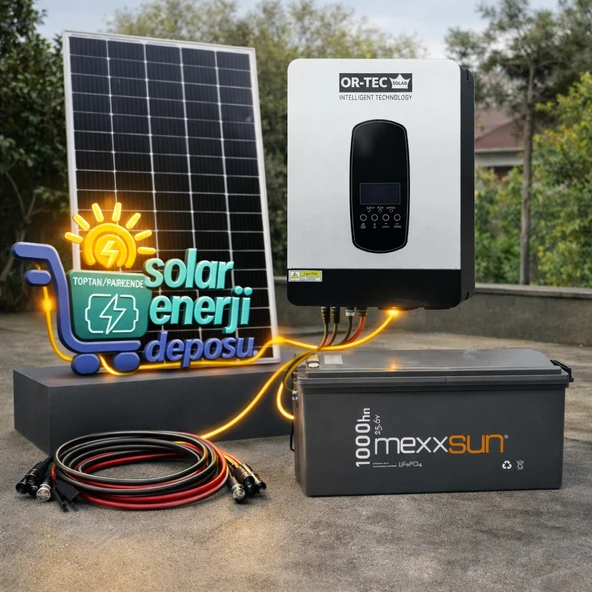 Solar Enerji Deposu 3000W Lityum Güneş Enerjisi Paketi ürün görseli 1