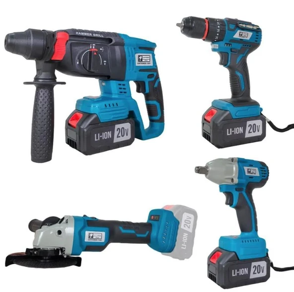 CAT 1380 KOMURSUZ AKULU 4 LU SET ürün görseli 1