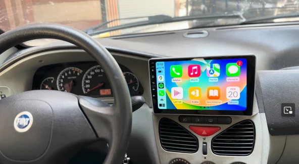 Blueway Fiat ALBEA(2002-2004) 9''android Gerçek 2+32 GB / 4 Çekirdek 1.6ghz / Wıfı 5.0ghz / Bt 5.4-Kablosuz Carplay-Ahd Hd kamera hediye ürün görseli 1