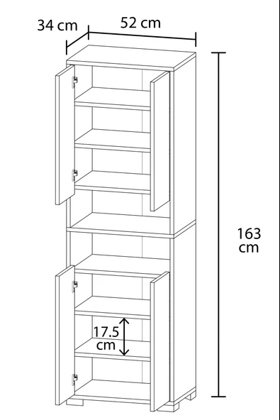 Tokyo No.1 Çok Amaçlı Dolap - Resim 3