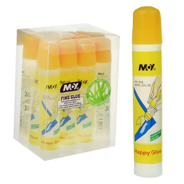 Homix Happy Glue Çok Amaçlı Sıvı Yapıştırıcı 60 Gr (6 Adet) ürün görseli 1