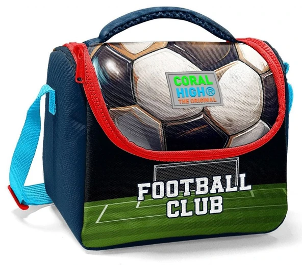 Coral High Beslenme Çantası 11795, Erkek Çocuk, Lacivert Yeşil Futbol, Isı Yalıtımlı ürün görseli 1