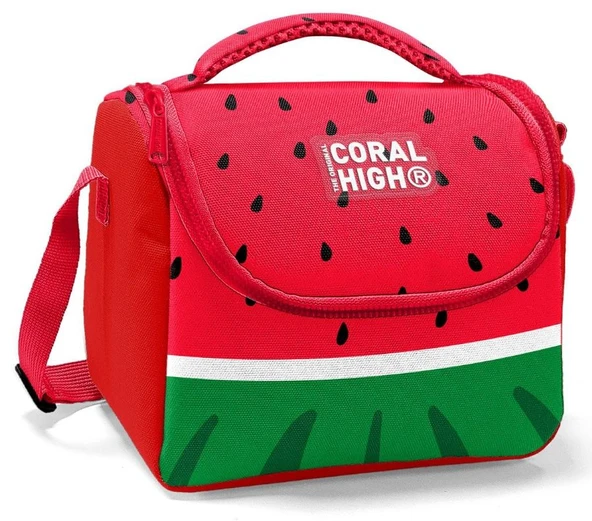 Coral High Thermo Beslenme Çantası - Erkek Çocuk, Kırmızı Yeşil Karpuz ürün görseli 1