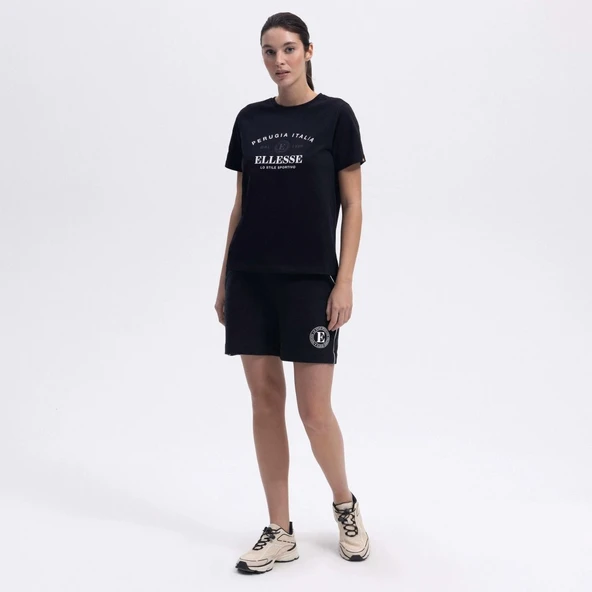 Ellesse Kadın Siyah Tişört – EF446-BK - Resim 4