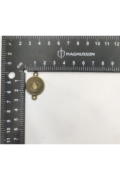 20 MM OSMANLI TUĞRA PARA (ÇİFT KUPLU DÜZ) (50 ADET) ürün görseli 1