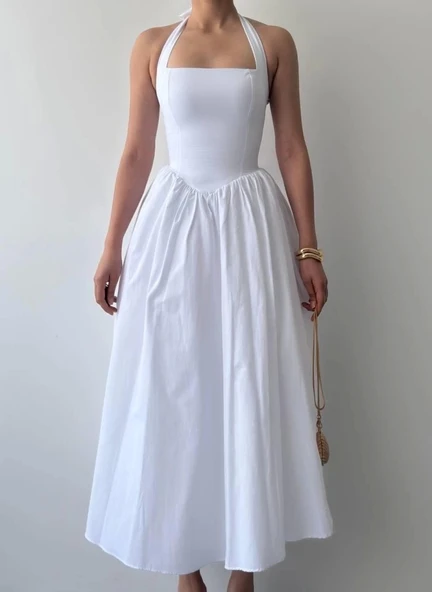 Fedra Midi Elbise - Resim 2