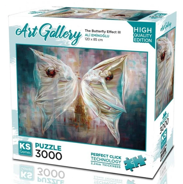 Ks Games 3000 Parça Kelebek Etkisi III Puzzle ürün görseli 1
