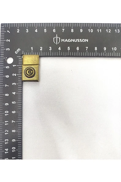 5x15 MM DERİ BİLEKLİK KİLİTİ SEMBOLLÜ MIKNATISLI KİLİT ürün görseli 1