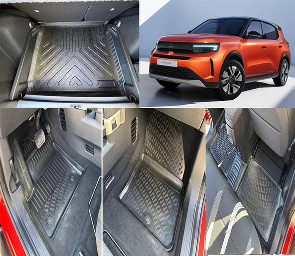 Rizline Opel Frontera Elektrikli 2025 ve Sonrası 3D Havuzlu Papsas ve Alt  Bagaj Havuzu ürün görseli 1