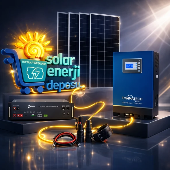 Solar Enerji Deposu 7000W Lityum Güneş Enerjisi Paketi ürün görseli 1