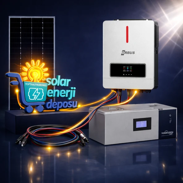 Solar Enerji Deposu 4000W Lityum Güneş Enerjisi Paketi ürün görseli 1