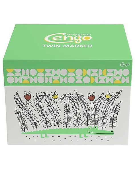 Cengo Twin Marker Çift Uçlu Kalem 120 Renk CGO136 ürün görseli 1