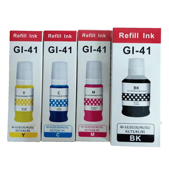 Melsan Canon Pixma G2470 Mürekkep Takım 4 Renk Set Muadil ürün görseli 1