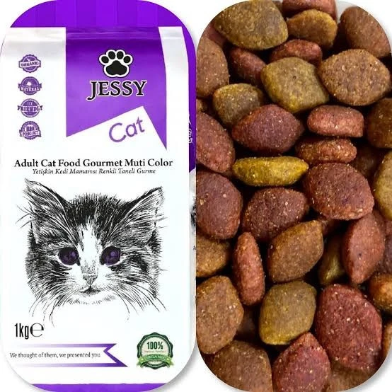 Jessy Yetişkin Renkli Taneli Gurme 15 kg Kedi Maması ürün görseli 1
