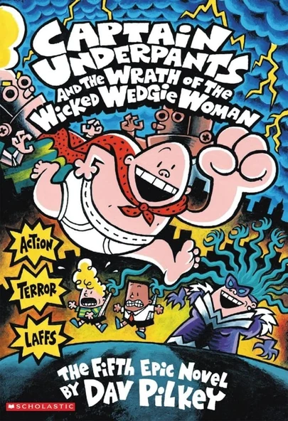 Captain Underpants Wrath Wedgie Woman Dav Pilkey ürün görseli 1