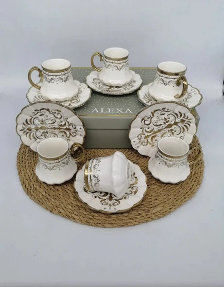 ŞNR 101857 KAHVE FİNCANI ALEXA 6'LI ürün görseli 1